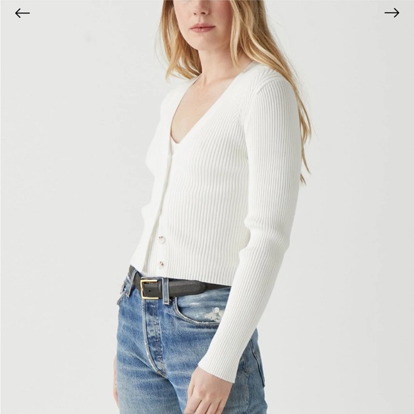 Kaila Ribbed Cardigan - Picture 2 of 9